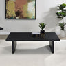 Max - Rectangular Coffee Table Set Black 3 Pc. Coffee Table, 2 End Tables by Coaster Fine Furniture | Bel Furniture