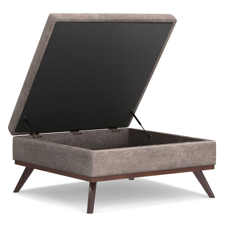 Owen - Multifunctional Square Coffee Table Storage Ottoman - view 45