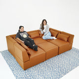 Reno - Modular Sofa - Cognac