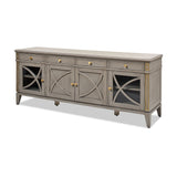 Dauphin - TV Stand Storage Display Console Table - Gray Cashmere by Jennifer Taylor Home | Bel Furniture