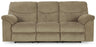 Alphons - Reclining Sofa Light Brown by Signature Design by Ashley® | Bel Furniture
