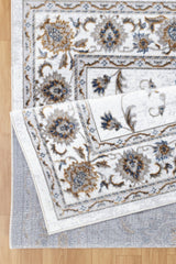 Legacy - 5'3" X 7' Area Rug - White by Icona Home Decor | Bel Furniture