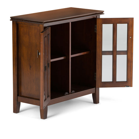 Artisan - Handcrafted Low Storage Cabinet by Simpli-Home | Bel Furniture
