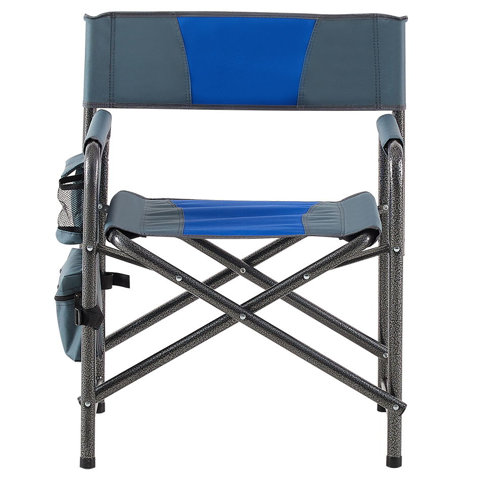 Padded Folding Outdoor Chair With Storage Pockets, Lightweight Oversized Directors Chair For Indoor, Outdoor Camping, Picnics And Fishing