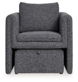 Vreni - Accent Chair - Charcoal / Black