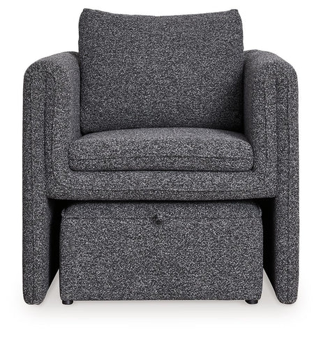 Vreni - Accent Chair - Charcoal / Black - view 5
