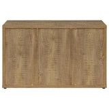 Pepita - 3 Door Engineered Wood Accent Cabinet - Mango Brown