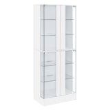 Cabra - 4-door LED Curio Display Cabinet