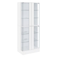 Cabra - 4-door LED Curio Display Cabinet