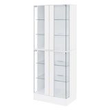 Cabra - 4-door LED Curio Display Cabinet