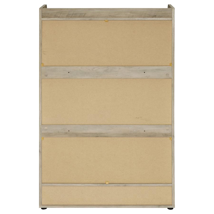 Denia - 3-Tier Engineered Wood Shoe Cabinet