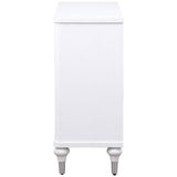 Cardella - 2 Door Mandala Accent Cabinet - Distressed White
