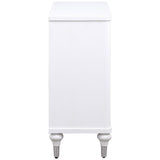 Cardella - 2 Door Mandala Accent Cabinet - Distressed White