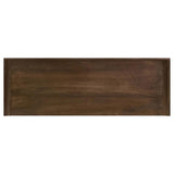 Ornelas - Console Table With Slatted Shelf - Mango Brown