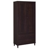 Wadeline - 2 Door Tall Accent Storage Cabinet - Rustic Tobacco