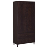 Wadeline - 2 Door Tall Accent Storage Cabinet - Rustic Tobacco