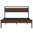 Ceres - Metal Bed With Wood Headboard & Footboard