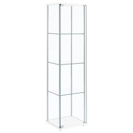 Bellatrix - 4-Shelf Clear Glass Curio Cabinet