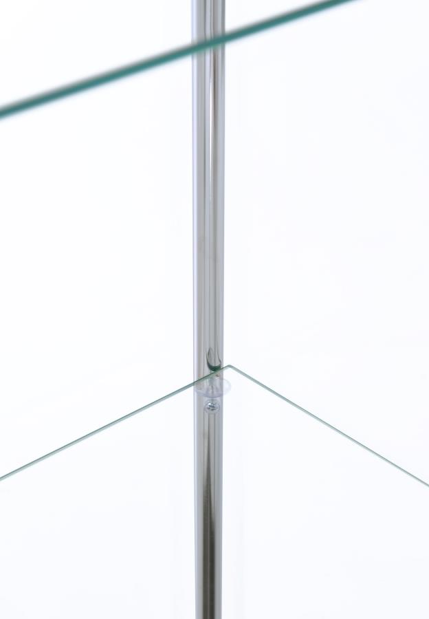 Bellatrix - 4-Shelf Clear Glass Curio Cabinet