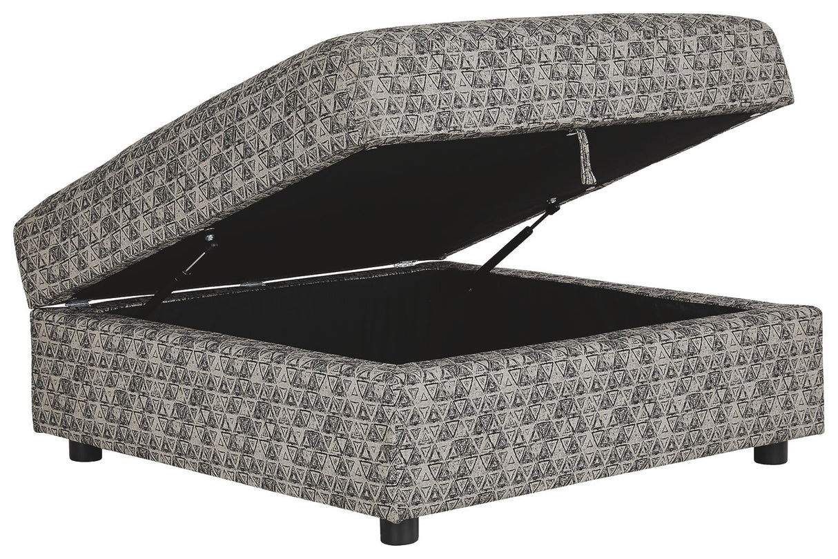 Kellway - Bisque - Ottoman With Storage by Signature Design by Ashley® | Bel Furniture