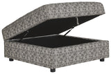 Kellway - Bisque - Ottoman With Storage by Signature Design by Ashley® | Bel Furniture