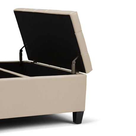 Harrison - Upholstered Coffee Table Storage Ottoman - view 95