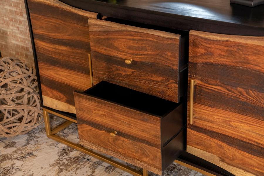 Zara - 2-Door Wood Accent Storage Cabinet