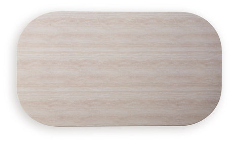 Dolan Creek - Rectangular Cocktail Table - Beige / Brown - view 5