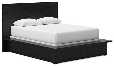 Londer - Black - Queen Panel Bed by Millennium® by Ashley | Bel Furniture