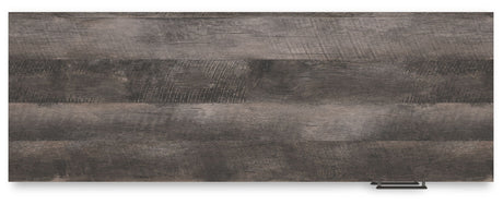Shawburn - White / Dark Charcoal Gray - Home Office Desk by Signature Design by Ashley® | Bel Furniture