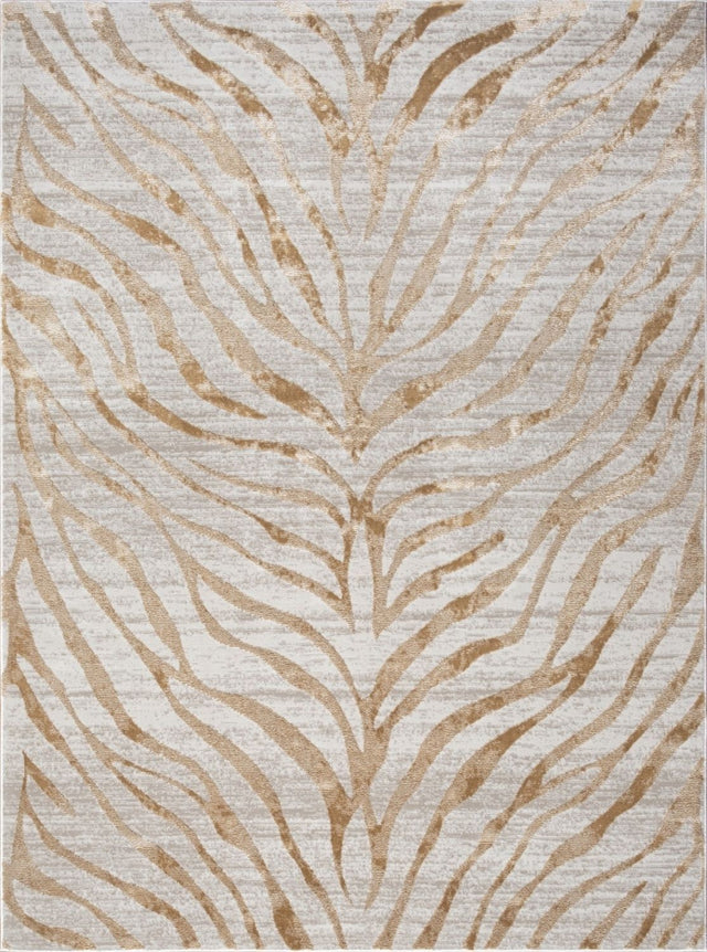 Elegance - GC_CNC6007 Area Rug Gold by Icona Home Decor | Bel Furniture