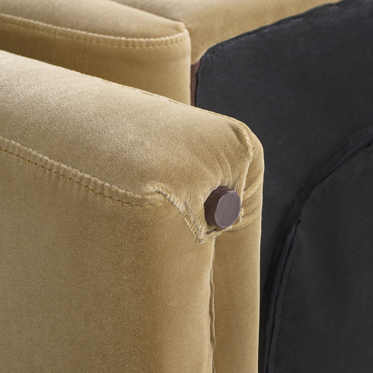 Mason - Arched Arm Chair - Camel Brown Beige by Jennifer Taylor Home | Bel Furniture