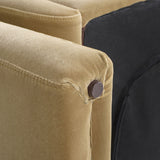 Mason - Arched Arm Chair - Camel Brown Beige by Jennifer Taylor Home | Bel Furniture