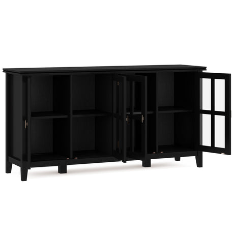 Artisan - Handcrafted Wide 4 Door Storage Cabinet - view 15