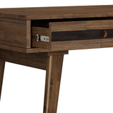 Clarkson - Desk - Rustic Natural Aged Brown by Simpli-Home | Bel Furniture
