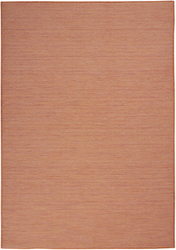 5' X 7' Power Loom Area Rug - Rust