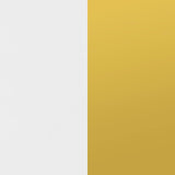 Elsa - 2 Door Wood Storage Accent Cabinet - White And Gold