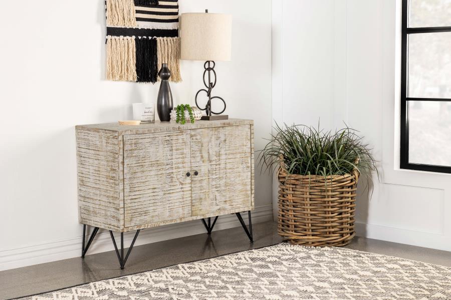 Eileen - 2 Door Wood Storage Accent Cabinet