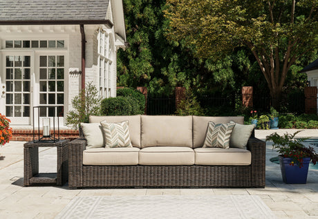 Coastline Bay - Brown - Sofa With Cushion by Signature Design by Ashley® | Bel Furniture