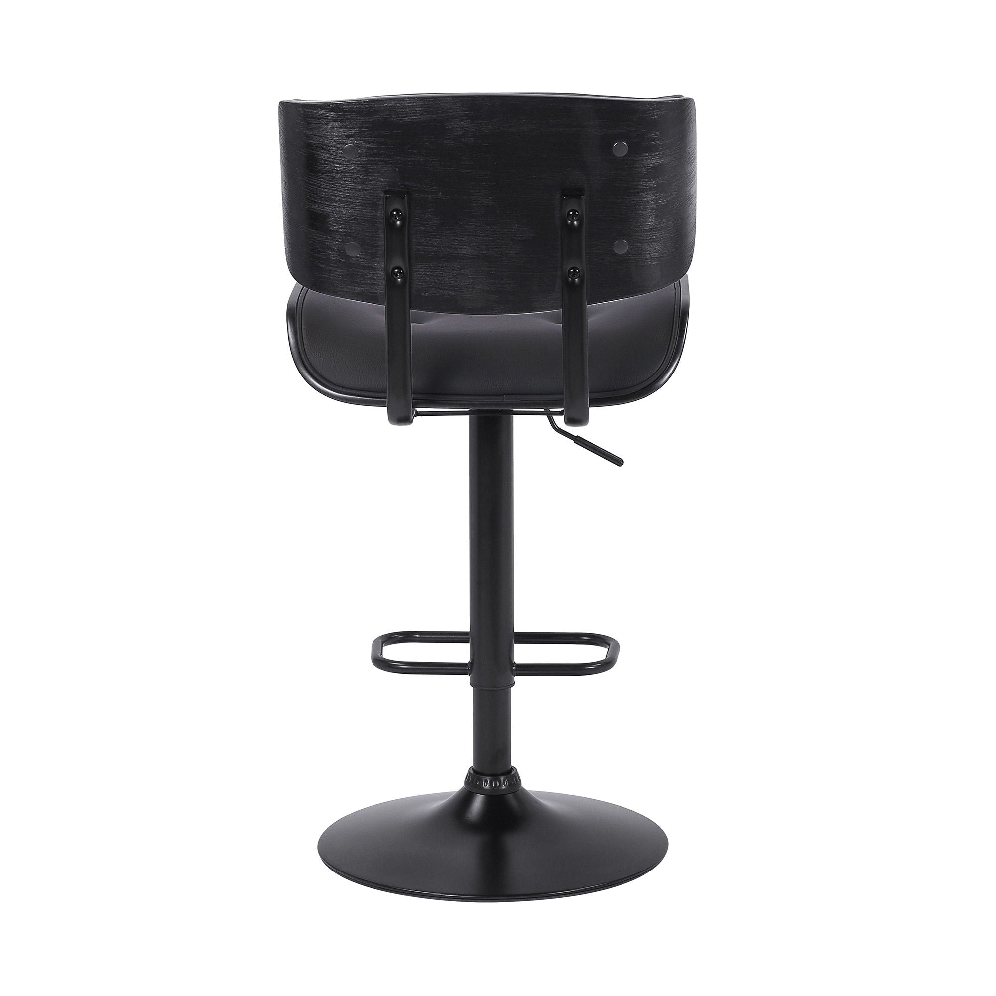 46" Swivel, Adjustable Height Bar Chair - Black