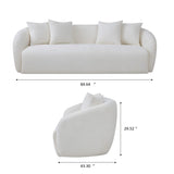 Linden - Sofa - Ivory by Ashcroft Furniture | Bel Furniture
