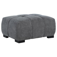 Octavia - Upholstered Rectangular Ottoman Dark Gray by Coaster Fine Furniture | Bel Furniture