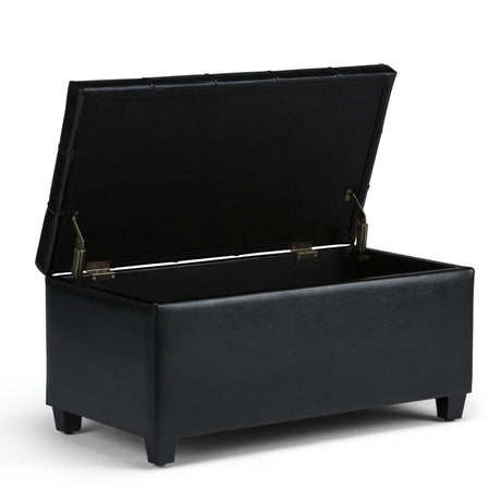 Sienna - Upholstered Storage Ottoman Bench - view 20