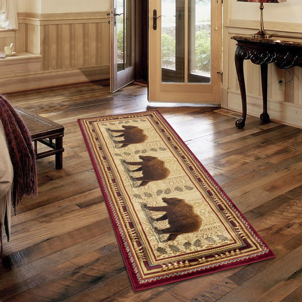 Nature's Nest - GC_CBL3007 Lodge Area Rug by Icona Home Decor | Bel Furniture