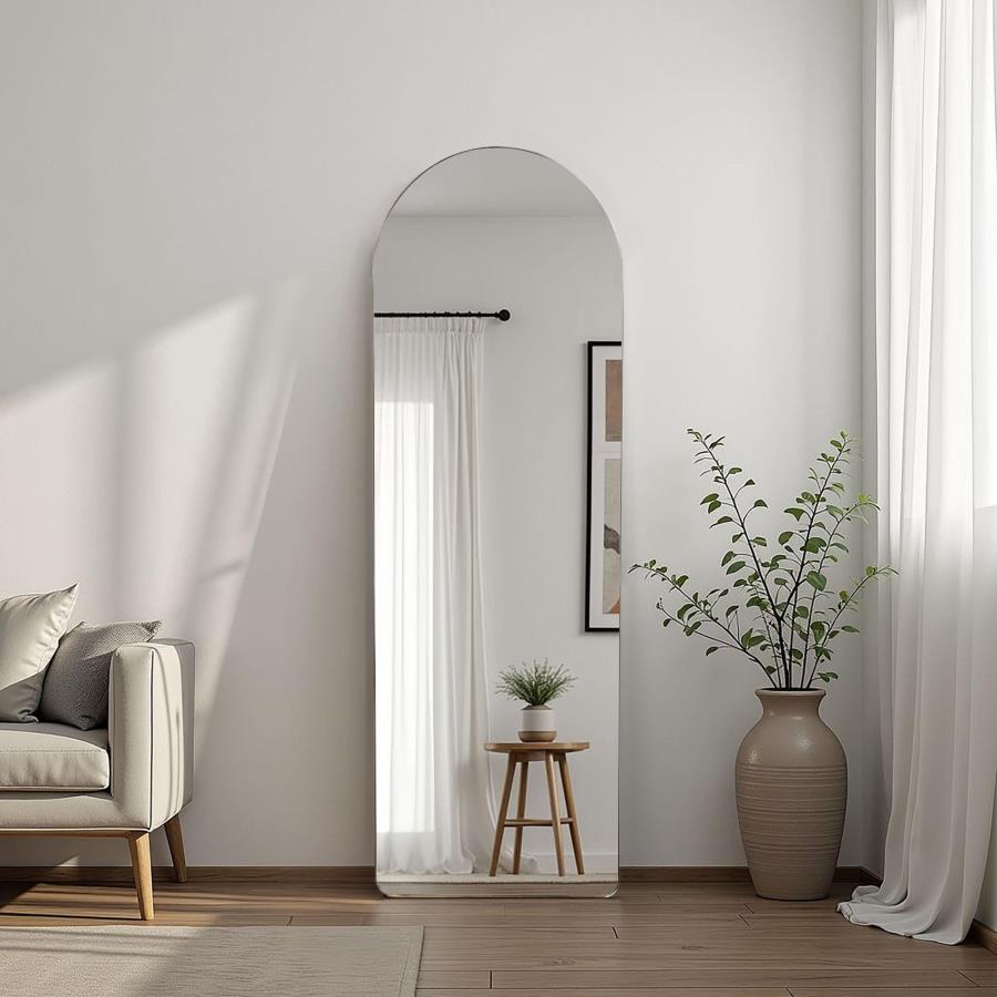 Stabler - Metal Framed Floor Mirror - Black