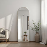 Stabler - Metal Framed Floor Mirror - Rose Gold