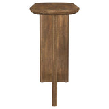 Fletcher - Oval Solid Mango Wood Entryway Console Table - Brown by Coaster Fine Furniture | Bel Furniture