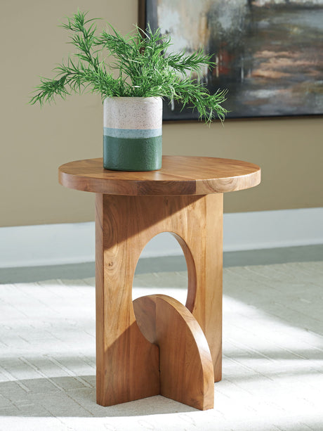 Hollbourne - Accent Table - Brown - view 6