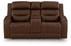 Knightington - Power Reclining Loveseat With Audio Seating
