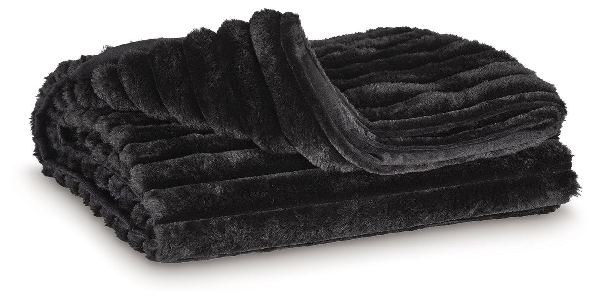 Alsonwell - Throw Black 3 Pieces by Signature Design by Ashley® | Bel Furniture